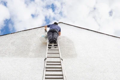 Peinture extérieure à la Bâtie-Rolland — façades et ravalement
